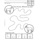 Fine Motor Skills Trace Write and Spell NO PREP Worksheets with DATA